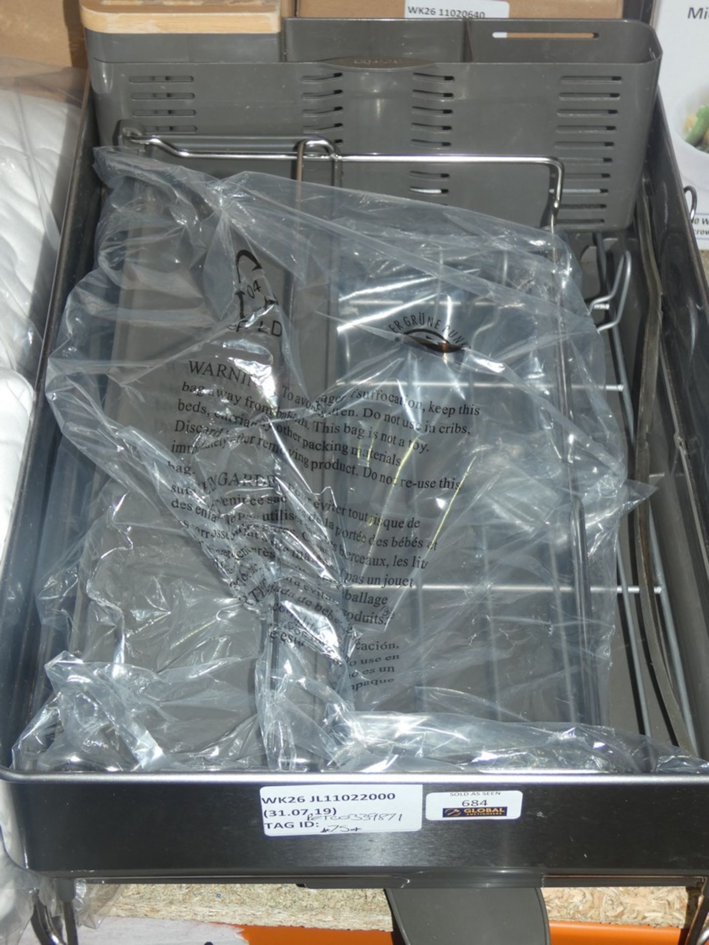 Stainless Steel Simple Human Dish Draining Rack RRP£75.0 (RET00339871)(Viewings And Appraisals