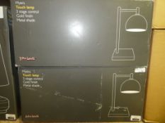 Lot to Contain 2 Boxed John Lewis And Partners Mayas 3 Stage Finish Touch Control Lamps RRP£60.0 (