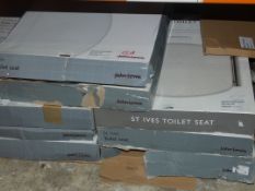 Lot to Contain 8 Boxed Assorted John Lewis And Partners St Ives Toilet Seats Slim Toilet Seats And