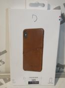 Lot to Contain 3 Boxed Decoded iPhone XS And XS Max Phone Cases In Tan RRP £60 Each (Viewings And