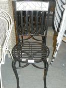 Lot to Contain 2 Rosie Round Metal Stacking Dining Chairs RRP£75.0 (Viewings And Appraisals Highly