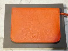 Boxed Brand New Octavo The Friday Orange Leather Ladies Purse (Viewings And Appraisals Highly