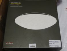 Lot to Contain 2 Boxed John Lewis And Partners Star Sparkle LED Flush Ceiling Lights RRP £35 (