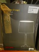 Lot to Contain 2 Assorted Boxed And Unboxed John Lewis And Partners Isobel Touch Control Lamp RRP£