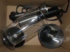 Lot to Contain 2 John Lewis Stainless Steel Mini Blenders RRP £40 Each (RET00029793) (