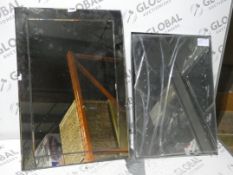 Lot to Contain 2 Assorted Duo Mirrors And Iluminating Bathrrom Mirrors RRP £70-100 Each (1577607) (