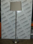 Lot to Contain 2 Assorted Stianless Steel Designer Lamps Bases In Need Of Attention (RET00216720) (