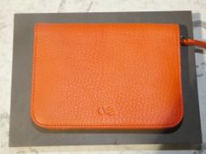 Boxed Brand New Octavo The Friday Orange Leather Ladies Purse (Viewings And Appraisals Highly