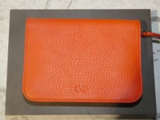 Boxed Brand New Octavo The Friday Orange Leather Ladies Purse (Viewings And Appraisals Highly