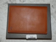 Boxed Octavo Globe Tan Leather Document Holder (Viewings And Appraisals Are Highly Recommended)