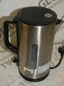 Lot To Contain 2 Simplicity John Lewis And Partners Brushed Stainless Steel Electric Kettles