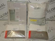 Lot To Contain 4 Assorted Bedding Items To Include A Soft Touch Washable Quilted Mattress