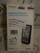 Boxed Oregon Scientific Weather At Home Bluetooth Enabled Weather Station RRP£60.0 (RET00164970)(