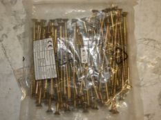 Box To Contain 500 Multi Purpose Single Thread Yellow Zinc 5x100mm Screws Combined RRP £40 (Viewings