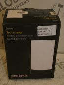 1 Lot To Contain 2 John Lewis And Partners Danny Touch Control Lamps Combined RRP £80 (2222023) (