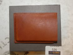 Boxed Tan Leather Pocket Wallet (Viewings And Appraisals Are Highly Recommended)