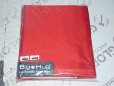 Big Hugs Red Unfilled Bean Bag Bed RRP £175 (Viewings And Appraisals Are Highly Recommended)