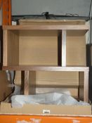 Boxed Content By Terrance Conran Walnut Balance Small Side Table RRP £200 (2200978) (Viewings And