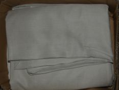 Boxed Pair Of Croft Collection Herringbone Melange Pencil Pleat Headed Curtains RRP£70.0(1691535)(