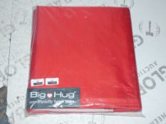 Big Hugs Red Unfilled Bean Bag Bed RRP £175 (Viewings And Appraisals Are Highly Recommended)