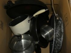 Lot To Contain 6 Assorted Saucepans And Frying Pans By Tefal And Easy Glide Combined RRP £230 (
