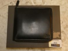 Boxed Octavo Euro Cage Wallet In Black Leather (Viewings And Appraisals Highly Recommended)