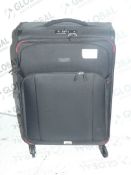 Boxed Antler Soft Shell Global Medium 360 Wheel Trolley Luggage Suitcase RRP £180 (RET00278577) (