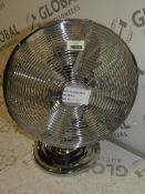 John Lewis And Partners 12 Inch Metal Osolating Desk Fan RRP £50 (2210035) (Viewings And