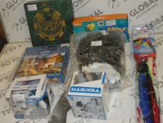 1 Lot To Contain 9 Assorted Children's Toy Items To Include Gibbons Jigsaw Puzzles Teksta Robotic