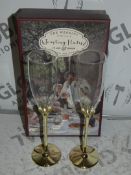 Boxed Brand New The Wedding Of The Season To Love And To Honour Champagne Flute Toasting Set With