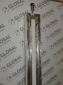 Mirrored Glass Finish Designer Floor Standing Lamp Base(In need Of Attention) (Viewings And