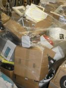 Pallet to Contain a Large Amount of John Lewis Stock to Include Pedal Bins, Water Bottles,
