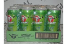 Lot to Contain 5 Cases of Carabao Energy Drinks (12 Cans Per Case) Combined RRP £60