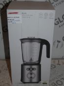 Boxed John Lewis And Partners 1.5 Litre Stainless Steel And Glass Jug Blender RRP £60 (