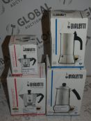 Assorted Bialetti Cafeterias RRP£25.0-40.0(23745569)(RET00144546)(RET00368520)(RET00803527)(Viewings