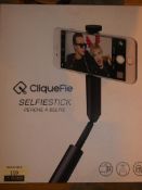 Cliquefie Selfie Sticks RRP £50 Each (Viewings And Appraisals Are Highly Recommended)