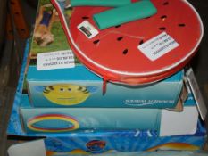 Assorted Items To Include 1x Children's Ping-Pong Sunny Life Set, Summer Waves Paddling Pool And