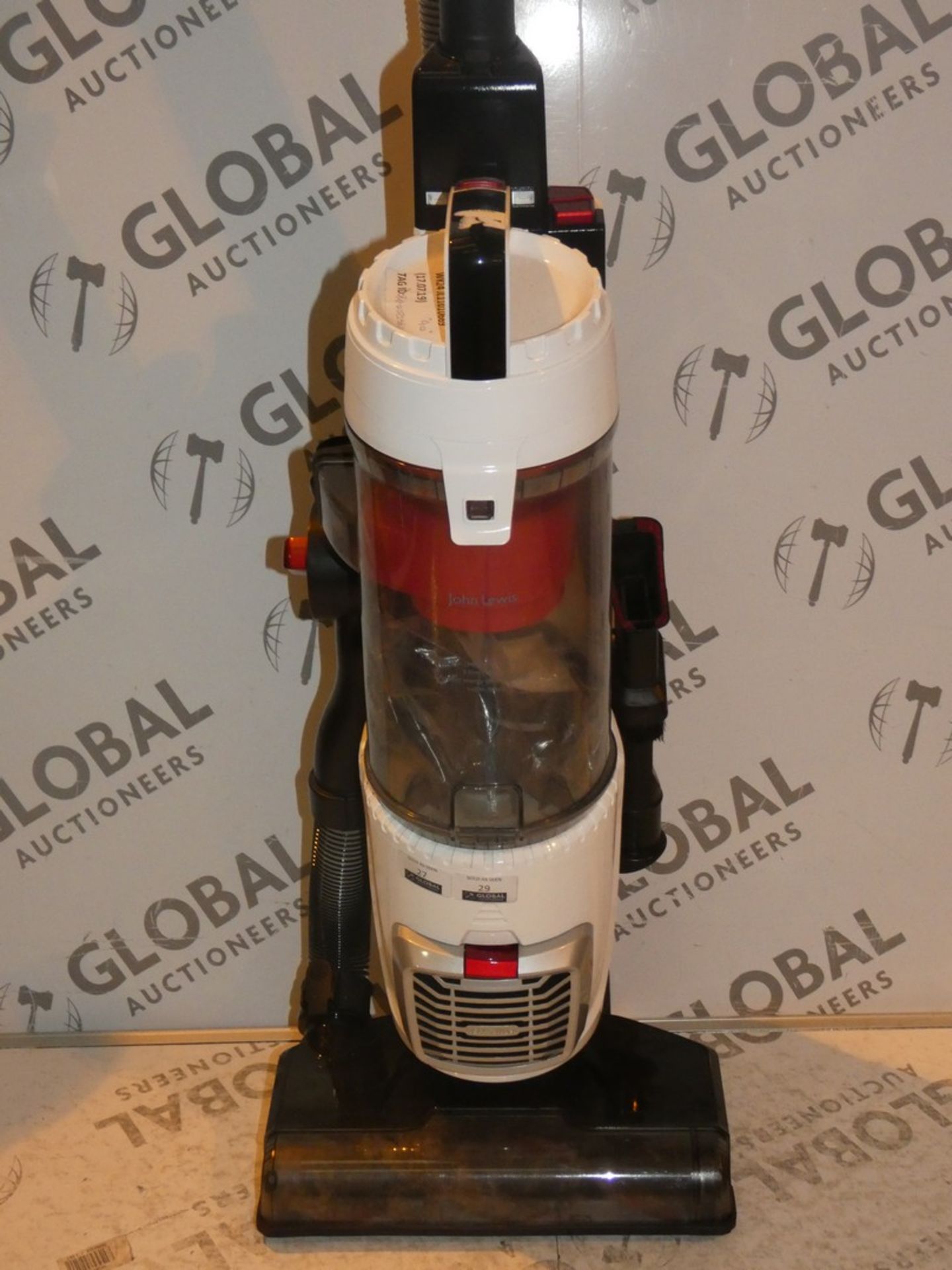 John Lewis And Partners Upright 3Litre Cylinder Vacuum Cleaners RRP £90 Each (RET00016869) (Viewings