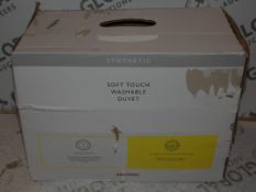 Boxed John Lewis And Partners Soft Touch Washable Synthetic 4.5 Plus 9 Tog Double Duvet RRP £75 (