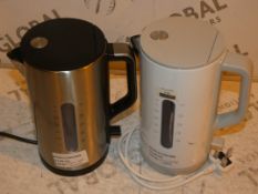 Assorted Items To Include 1x White John Lewis Kettle And 1x Stainless Steel Kettle RRP£40.0(