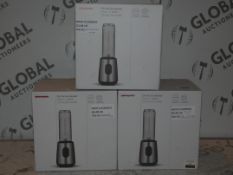 Boxed John Lewis And Partners Stainless Steel On The Go Blenders RRP £25 Each (RET00202365) (