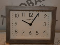 Boxed Thomas Kent Collection Mantle Clock RRP £25 (RET00549067) (Viewings And Appraisals Are