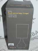 Boxed John Lewis And Partners Christie Touch Control Lamps RRP £40 Each (RET00124623) (2278012) (