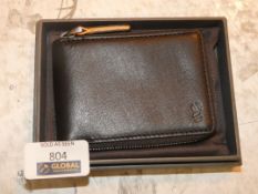 Boxed Brand New Octavo Birdcage Black Leather Wallet