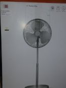 Boxed John Lewis And Partners 16Inch Pedestal Floor Standing Fan With Oscillating Function RRP £
