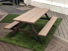 WPC Picnic Tables Antique Ash RRP £450