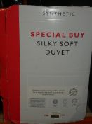 Boxed Synthetic Special by Silky Soft Duvet RRP £70 (2187426)(Viewing and Appraisals Highly