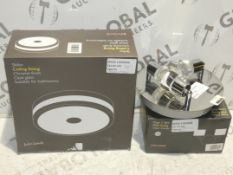 Assorted Boxed And Unboxed John Lewis And Partners Lighting Items To Include A Paige Two Light