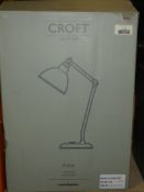 Boxed Croft Collection Aidan John Lewis And Partners Desk Lamp RRP £65 (2360355) (Viewings And