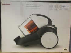 Boxed John Lewis And Partners 2.5 Litre And 3 Litre Cylinder Vacuum Cleaners RRP £60 Each (